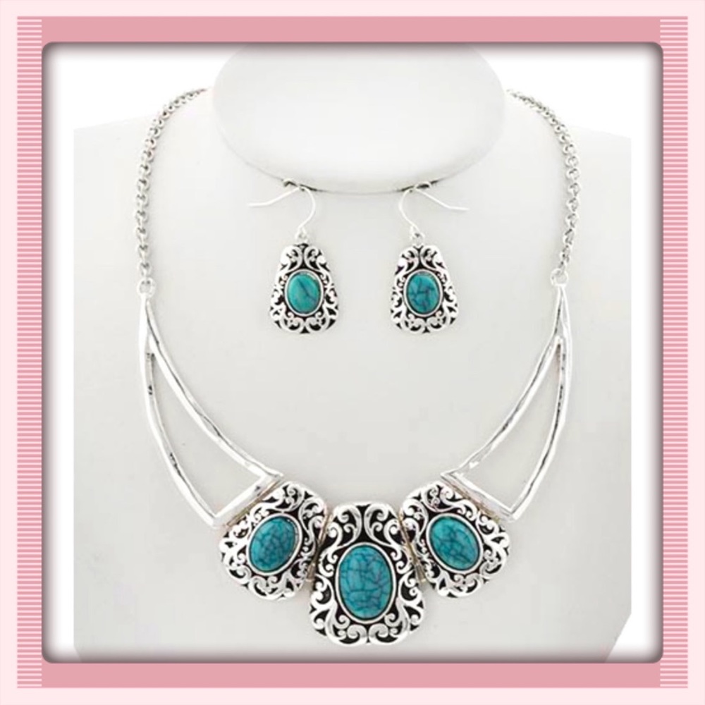 🪴Necklace Earrings Set